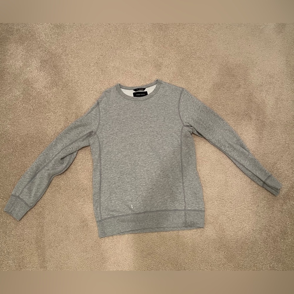 Wings + Horns Grey Crewneck